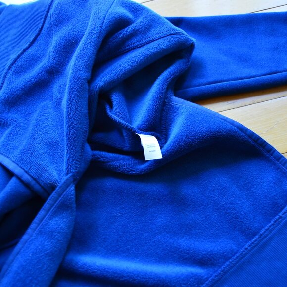 Athleta Hoodie Womens XS Blue Sweatshirt Pocket Side Slits Activewear - Picture 7 of 12